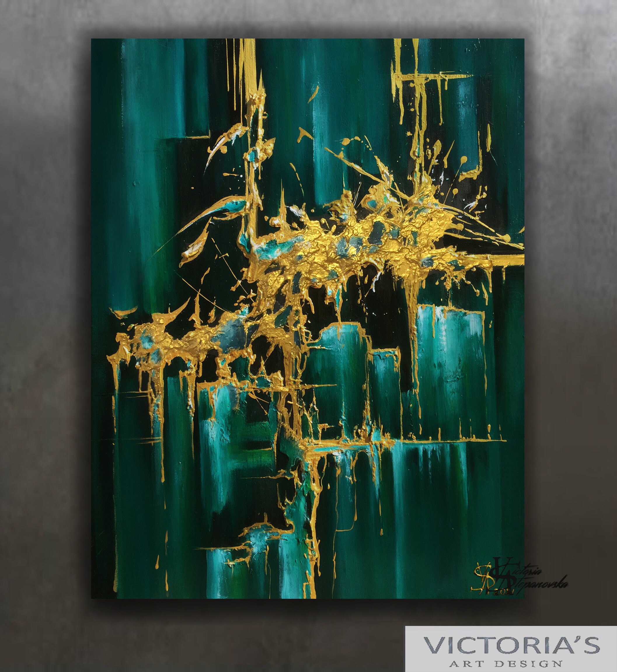 Extra Large Oil Painting, Original Oil Painting Abstract Modern on ...