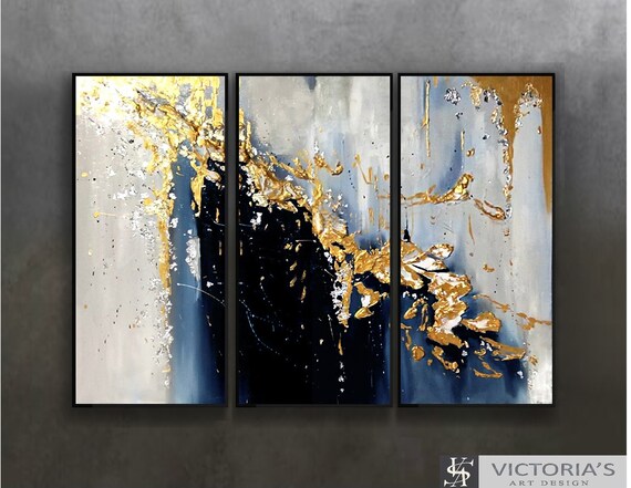 Oil Painting Original Oil Painting on Canvas Abstract Set of - Etsy
