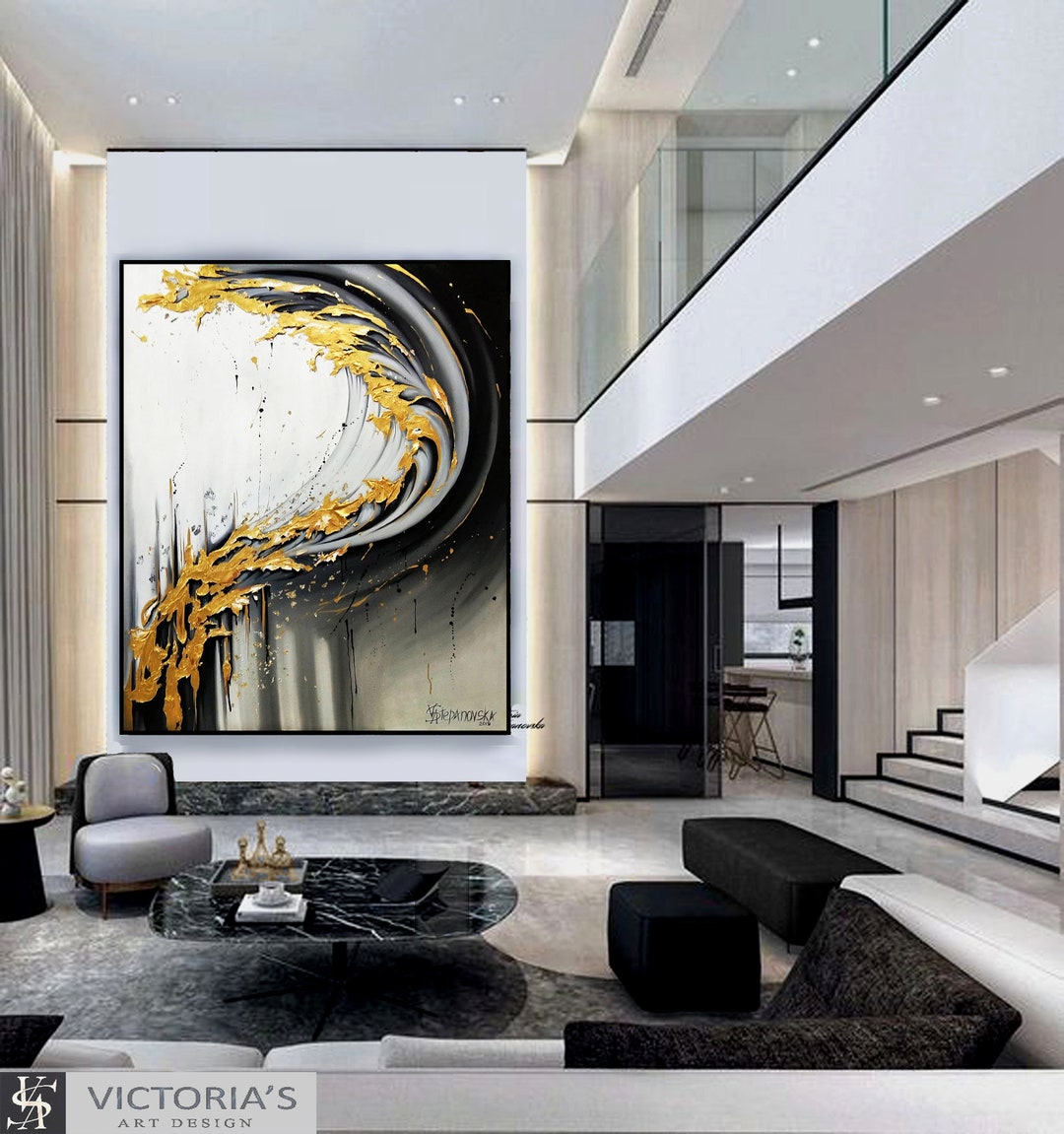 Extra Large Oil Painting, Original Oil Painting Abstract Modern on ...