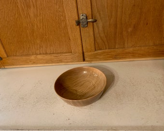 Wooden Desk Organizer Bowl, Solid Wood Tray