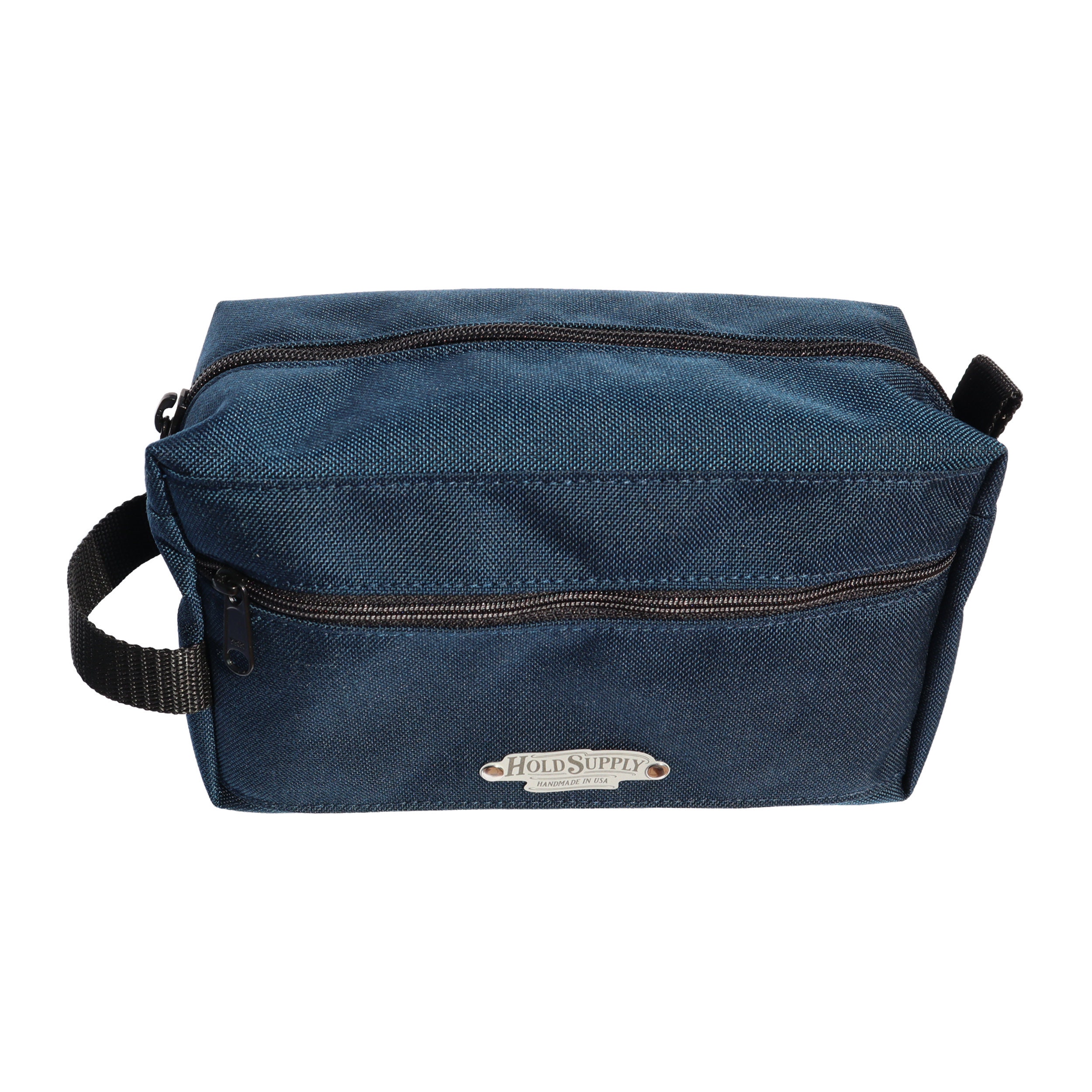 Tall Navy Blue Toiletry Bag