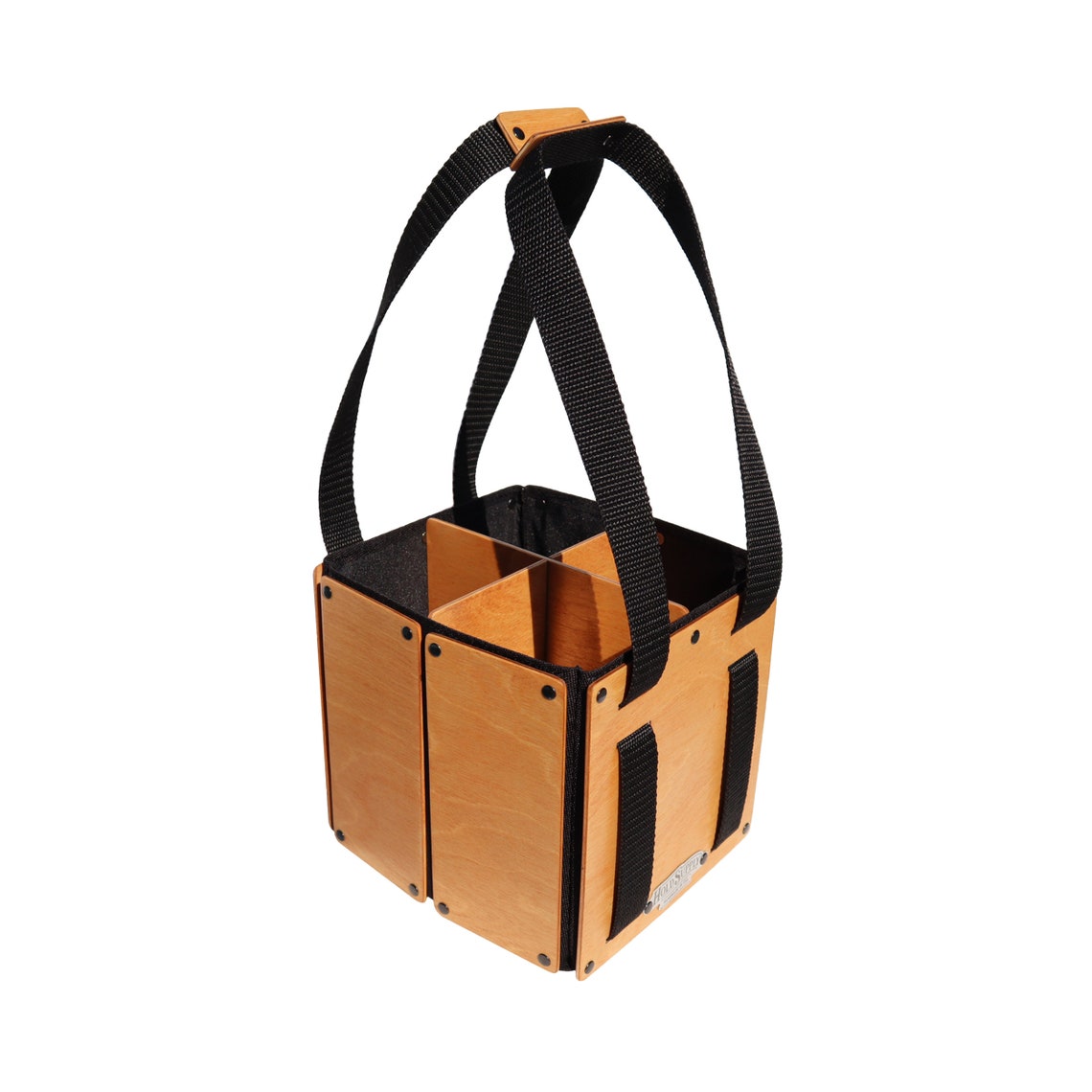 Wooden 4 Bottle Wine Carrier Wood Wine Carrier Unique Four Etsy