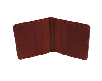 Brown Vertical Bifold Wallet