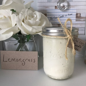 Lemongrass Natural Soy Candle
