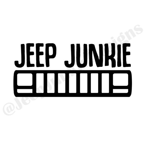 Jeep Junkie Cherokee XJ Decal Jeep XJ Decal Jeep XJ Sticker Etsy