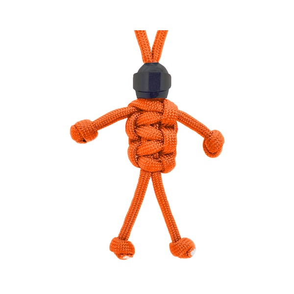 MotoBuddy Paracord KeyChain for Motorcycles, Scooters, Cars, and Gifts! (Orange)