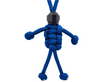 MotoBuddy Paracord KeyChain for Motorcycles, Scooters, Cars, and Gifts! (Blue)