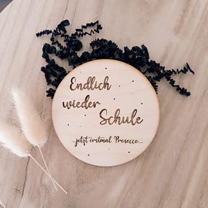 Untersetzer "Endlich wieder Schule"