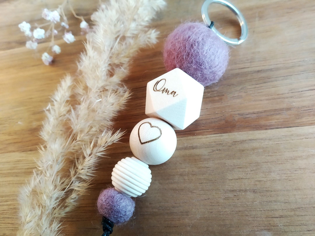 Mit Keychain Keychain Can Be Personalized With Name and Desired Motif - Etsy