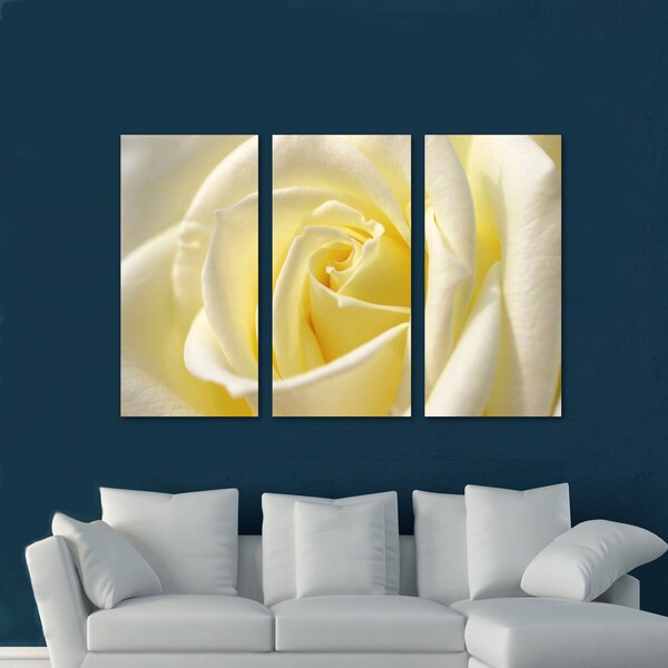 Yellow Rose Flower Wall Panel Etsy