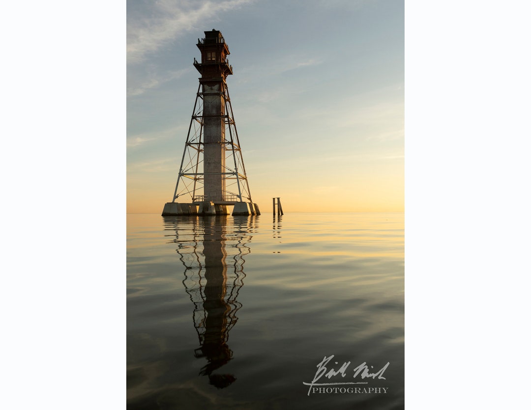 Craighill Channel Lower Range Rear Light Chesapeake Bay, Baltimore