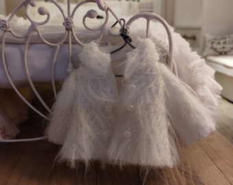 Miniature Dollhouse Coat, Faux Fur