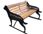 Metal and Wood Rottweiler Garden Bench Rottweiler Gift Rottweiler Lover Yard Decor Wooden Bench Front Porch Bench Pet Memorial