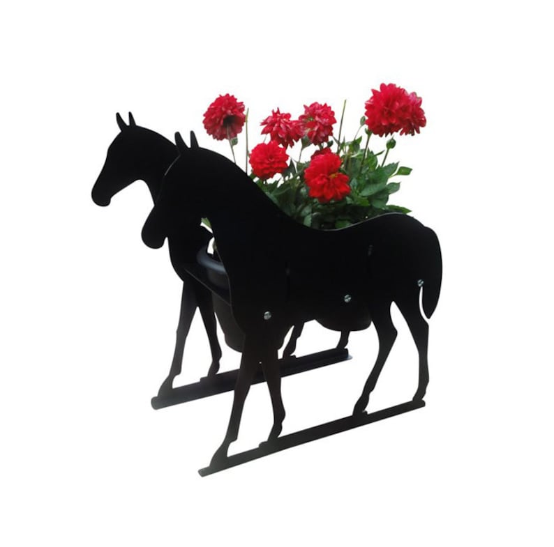 Horse Themed Garden Flowerpot Planter A Lovely Unique Gift With Option For Personalisation A Lovely Memorial And Garden Feature