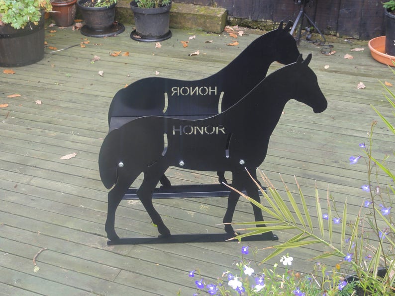 Horse Themed Garden Flowerpot Planter A Lovely Unique Gift With Option For Personalisation A Lovely Memorial And Garden  Feature