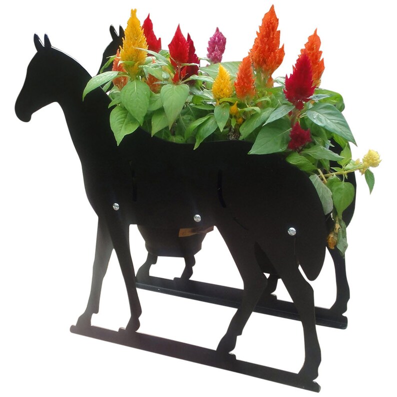 Horse Themed Garden Flowerpot Planter A Lovely Unique Gift With Option For Personalisation A Lovely Memorial And Garden Feature