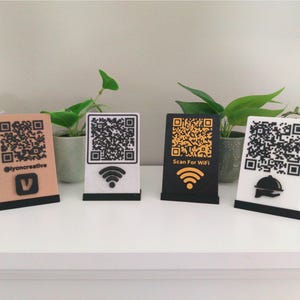 Maßgeschneiderter QR Code für WLAN / Venmo / Menu / Cashapp / E-Mail