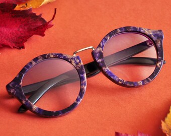 Handcrafted Wooden Sunglasses Luxury Titanium Eyewear Custom Stone Texture Dyed Wood Frame Zeiss Optics Bespoke Luxury Gift Haustoff