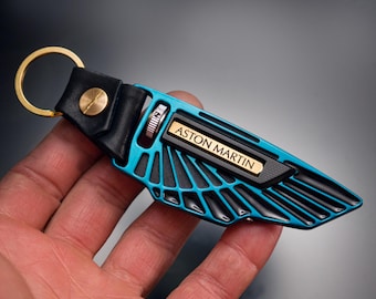 Unique keychain for fans of Aston martin, Custom, Personalized, DB12, Vantage, Vanquish DB, DBX, Dbs
