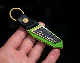 Keychain for Lamborghini lovers, Golden, Urus, Aventador, Huracan, murcielago, Temerario, Revuelto, Sian