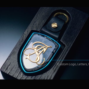 Portachiavi personalizzato Porsche, carbonio, titanio, oro, Porsche, Ferrari, lamborghini, auto sportiva, presente, regalo, lusso, portachiavi personalizzato