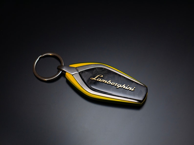 Lamborghini Keychain, Titanium, Anodized Aluminum, Carbon Fiber, Urus ...
