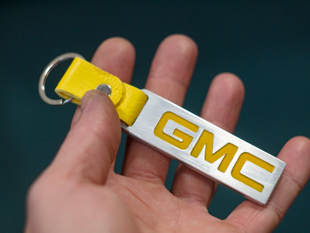 GMC Aluminium Keychain Individual Personalized Keychains Etsy