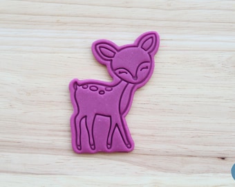 Fawn | Doe, Woodland, Baby Deer, Animal Cookie Cutters and Embossers, Cake and Fondant Decorates