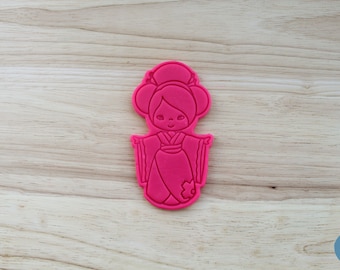 Fille Kimono | Emporte-pièces et embosseuses, décorations pour gâteaux et fondants