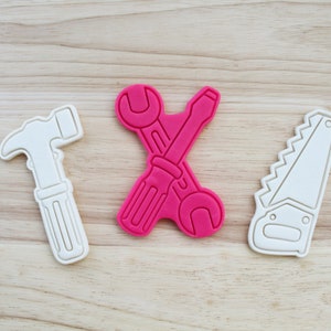 DIY Tools | Hammer, Saw, Wrench and Screwdriver Cookie cutters and Embossers, Cake and Fondant Decorates