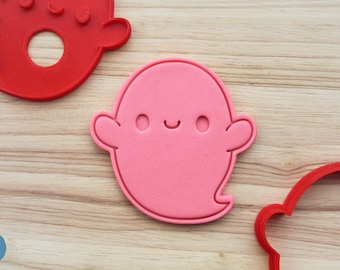 Fantasma Kawaii de Halloween / Cortador y repujado de galletas, decoración para pasteles y fondant