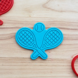Tennis Rackets and Ball | Sports Cookie Cutters and Embossers, Cake and Fondant Decorates