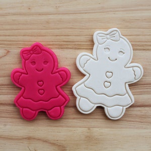 Gingerbread Girl | Christmas, New Year Cookie Cutters and Embossers, Cake and Fondant Decorates