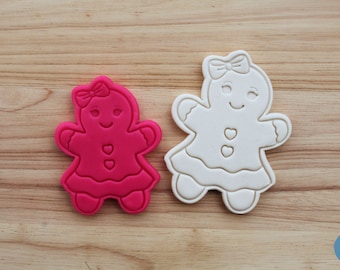 Lebkuchen Mädchen | Weihnachten, Neujahr Ausstechformen und Prägungen, Kuchen und Fondant Dekoriert
