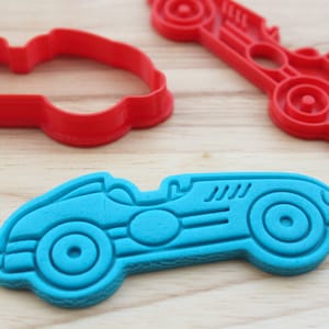 Vintage Racing Car | Automobile Cookie Cutters and Embossers, Cake and Fondant Decorates