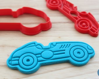 Vintage Racing Car | Automobile Cookie Cutters and Embossers, Cake and Fondant Decorates
