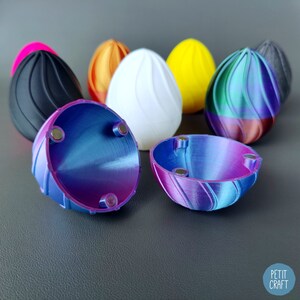 Magnetisk äggbehållare - 3D-utskriven presentask