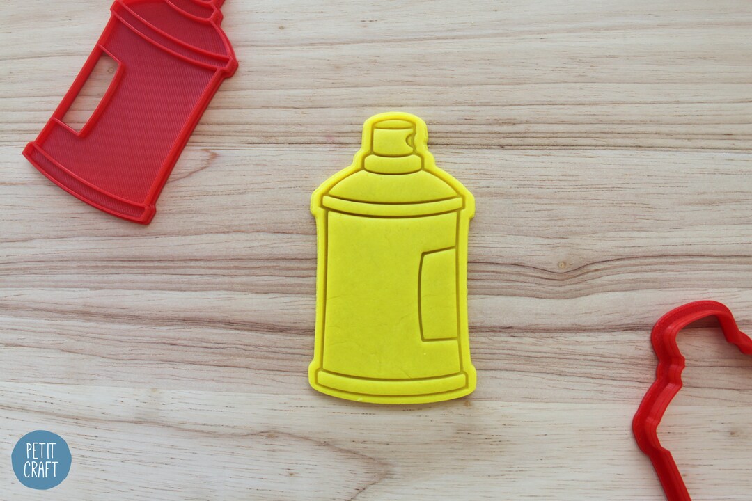 Spray Can Painter, Artist Cookie Cutters and Embossers, Cake and