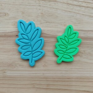 Eukalyptusblatt | Rustikale Blatt Ausstechformen und Prägungen, Kuchen und Fondant Dekoriert