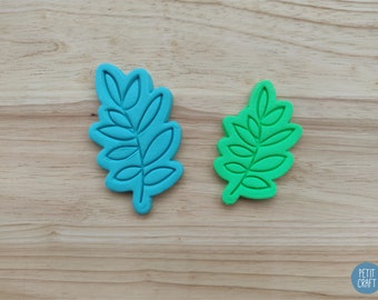 Eucalyptus Leaf | Rustic Leaf Cookie Cutters and Embossers, Cake and Fondant Decorates