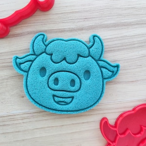 Cute Bull | Animal Cookie Cutters and Embossers, Cake and Fondant Decorates