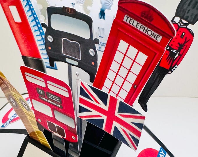 London Card in a box/3D card