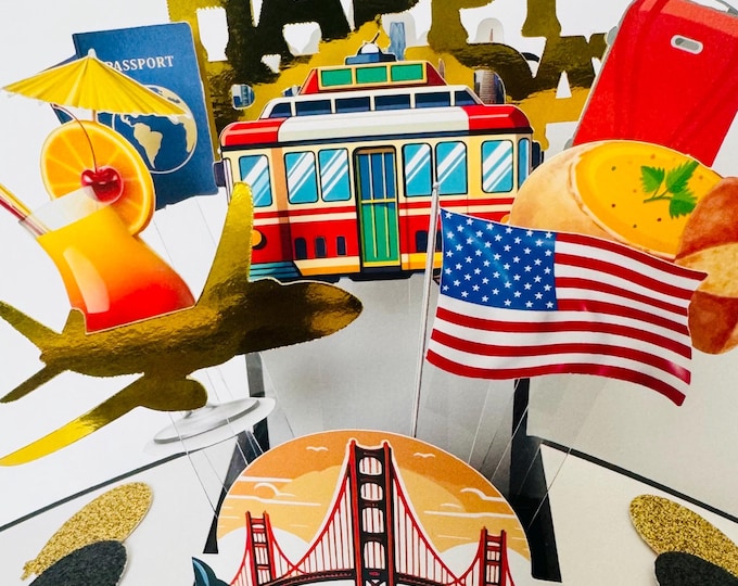 San Francisco Card in a box/3D card