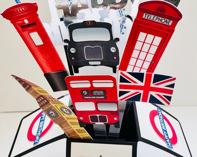 London Card in a box/3D card