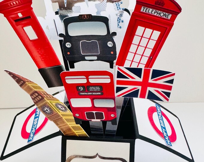 London Card in a box/3D card