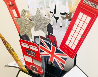 London Card in a box/3D card