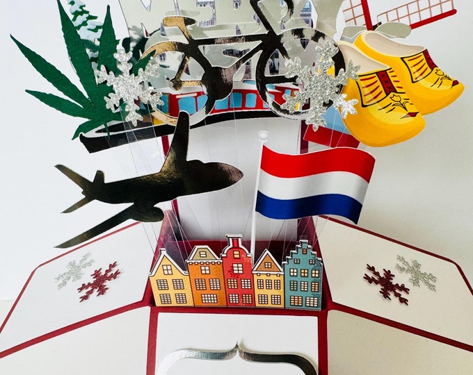 Christmas - Amsterdam Card in a box/Pop up box