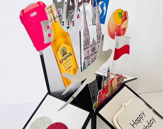 Poland Themed 3D Greeting/Gift Card