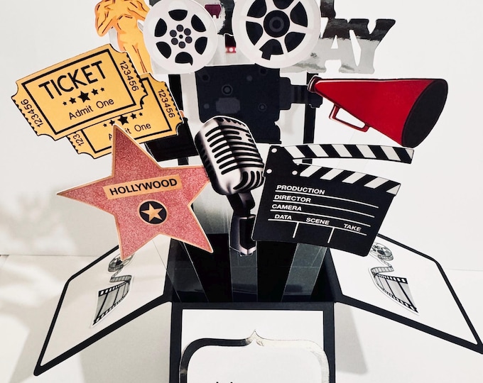 Personalisable Film Fan Themed 3D Greeting/Gift Card