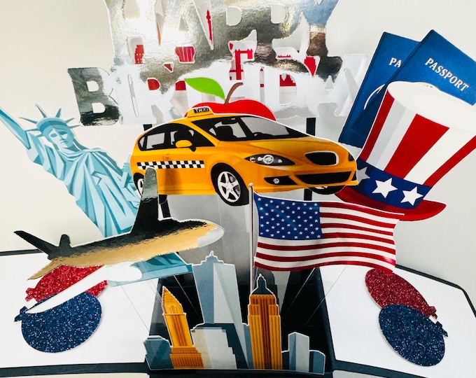 New York Card in a box/3D card